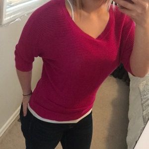 Express hot pink sweater